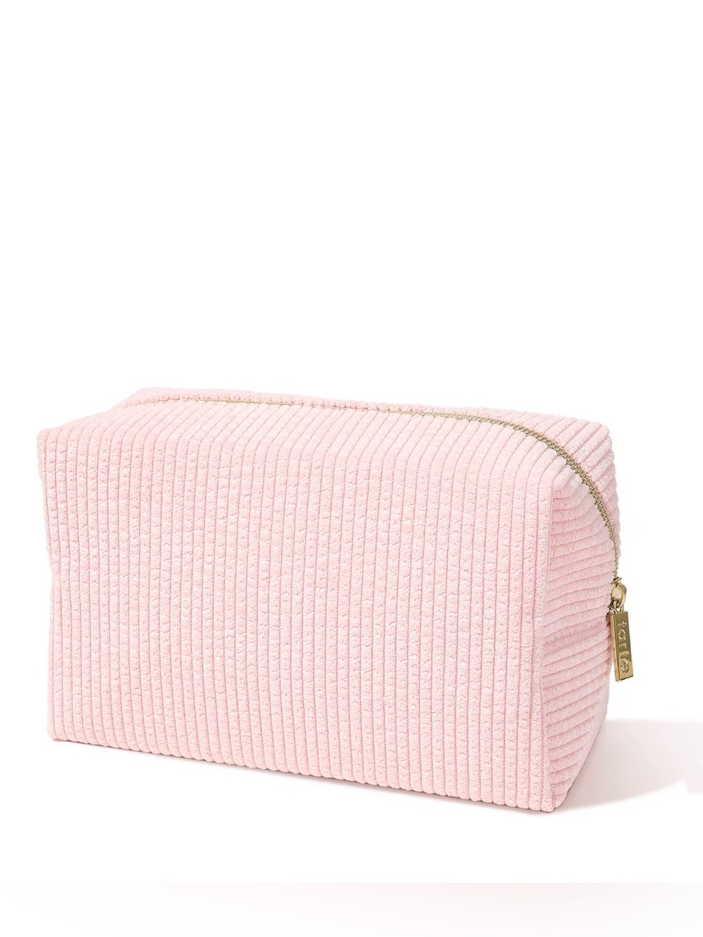TARTE Vintage Vibes Pink Corduroy Makeup Bag w/ Limited Edition Mystery Charm